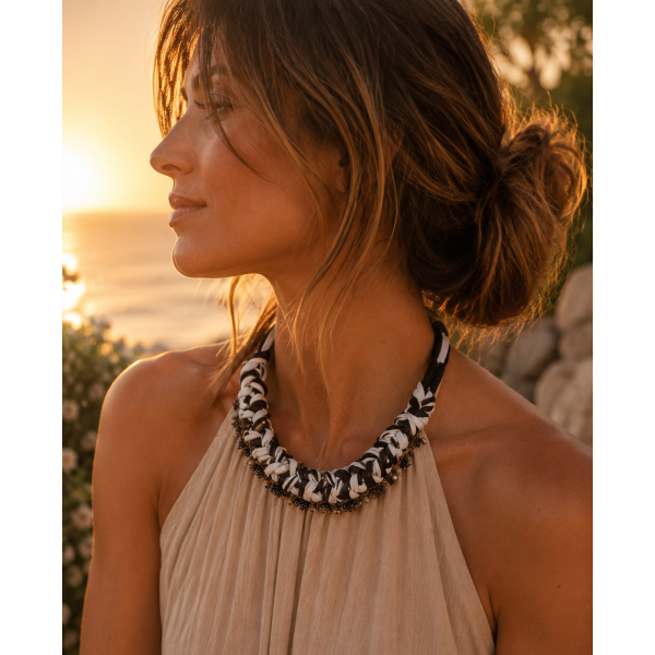 Colar senhora moda verão