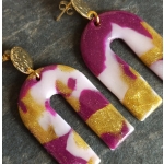 Brincos Framboesa Dourada - Image 2