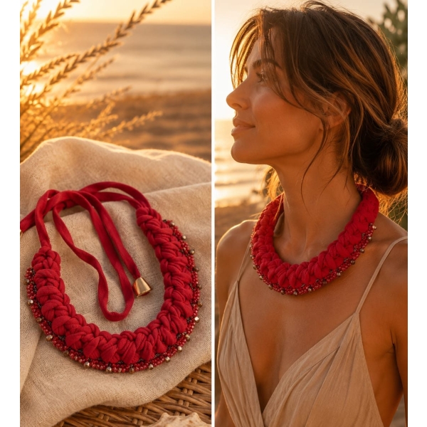 Colar senhora moda verão
