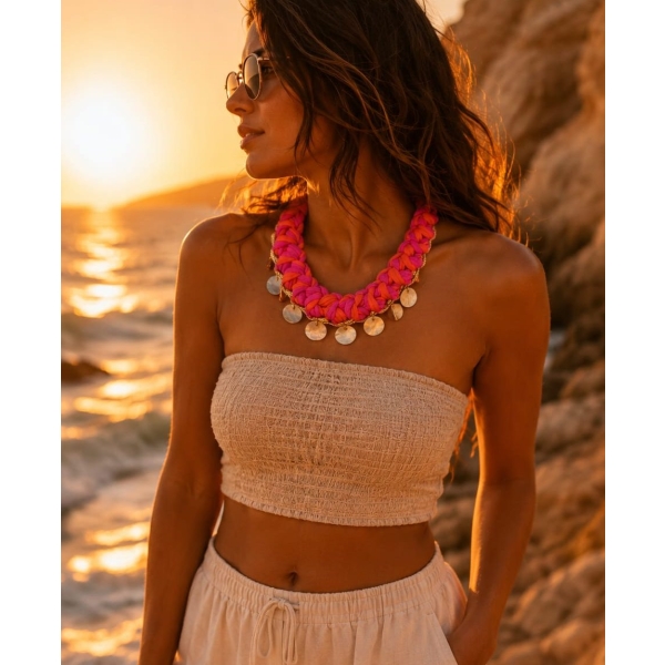 Colar senhora moda verão