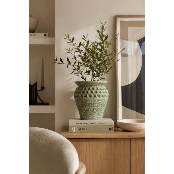 Vaso cerâmica deco moderna